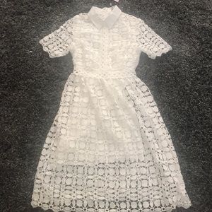Brand New Splendid Chicwish Crochet White Dress